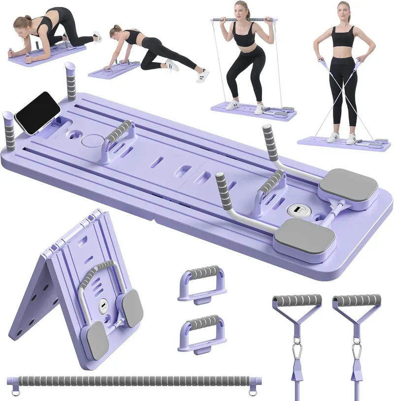JANUA Multi-Purpose Foldable Pilates Reformer Board for Home